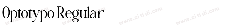 Optotypo Regular字体转换 Optotypo Regular字体转换